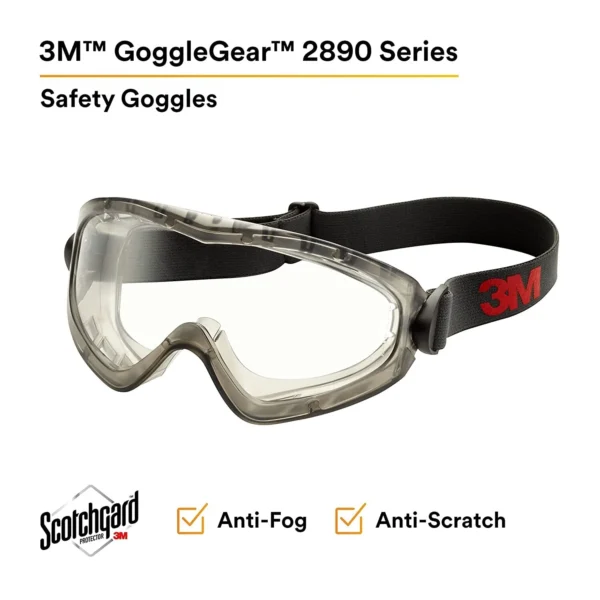 Lentes de Seguridad 3M GoggleGear GG2891-SGAF