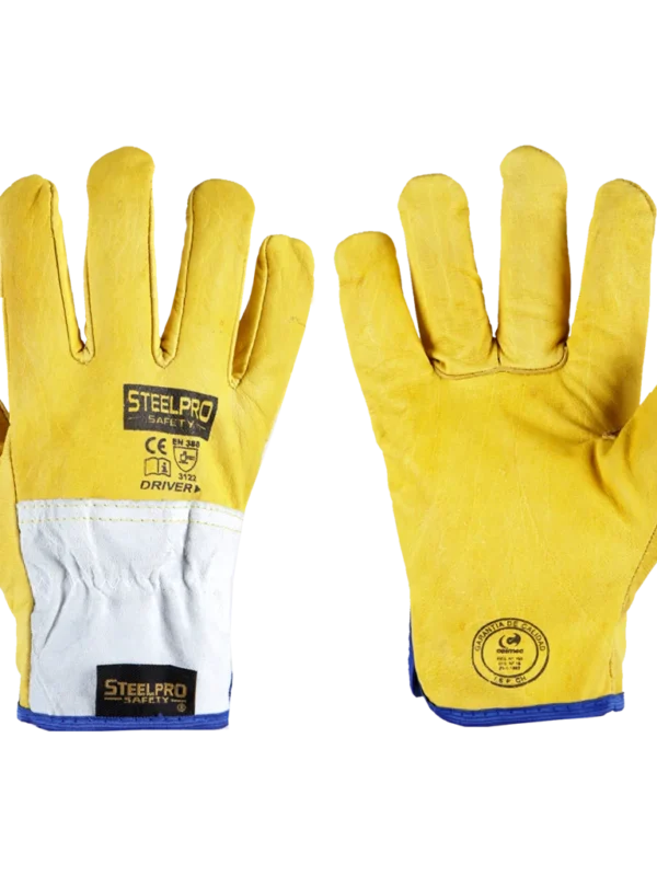 Guante cuero Driver, Steelpro