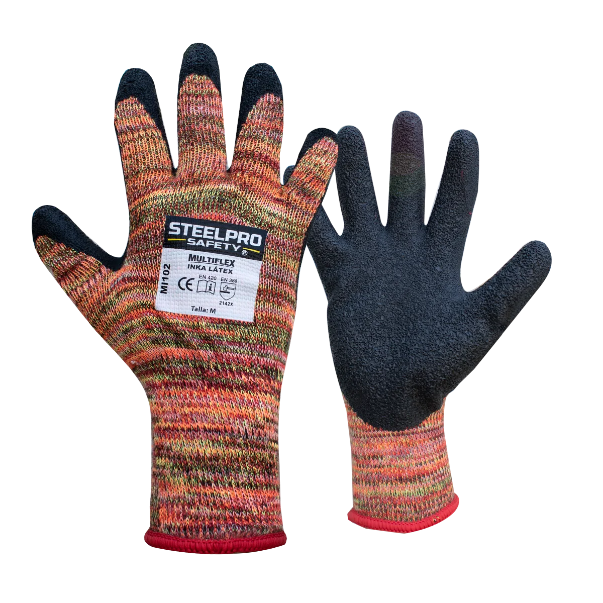Guante Multiflex Inka latex, Steelpro