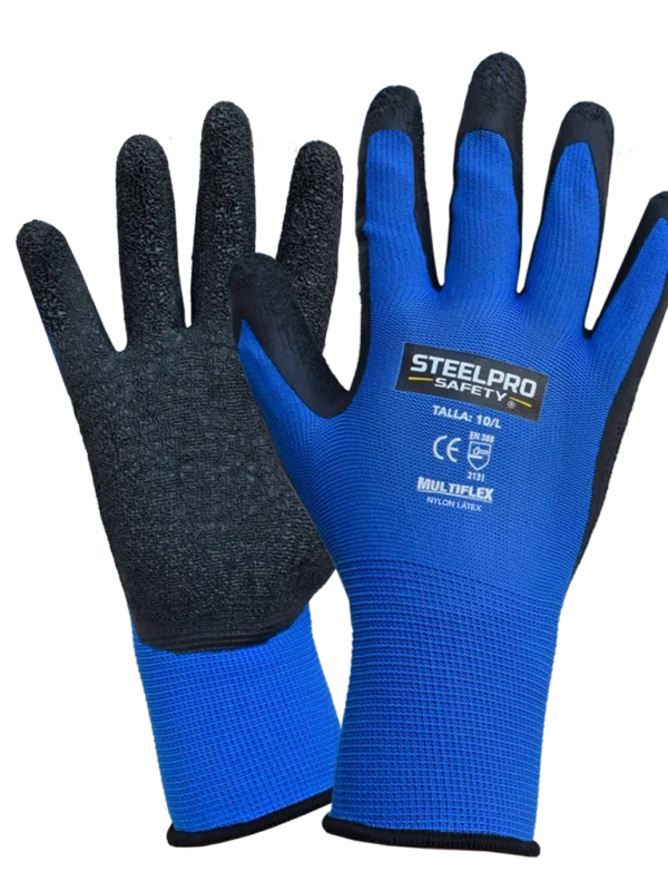 Guante Multiflex Nylon latex, Steelpro