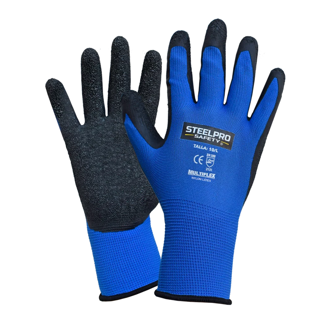 Guante Multiflex Nylon latex, Steelpro