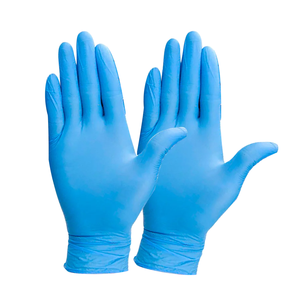 Guante nitrilo desechable sin polvo, Steelpro