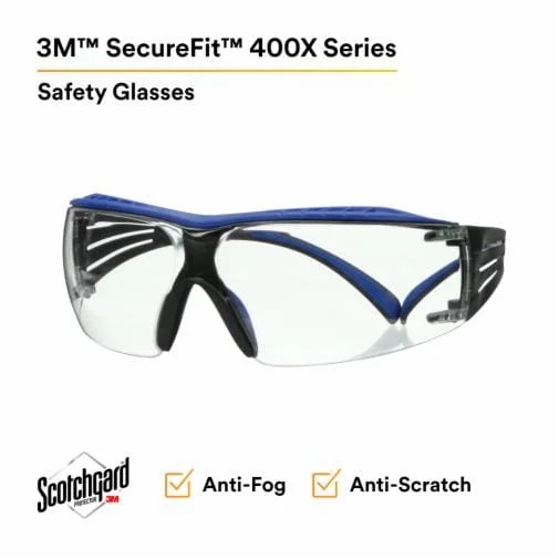 3M SecureFit Gafas Protectoras Series 400 SF401XSGAF-BLU