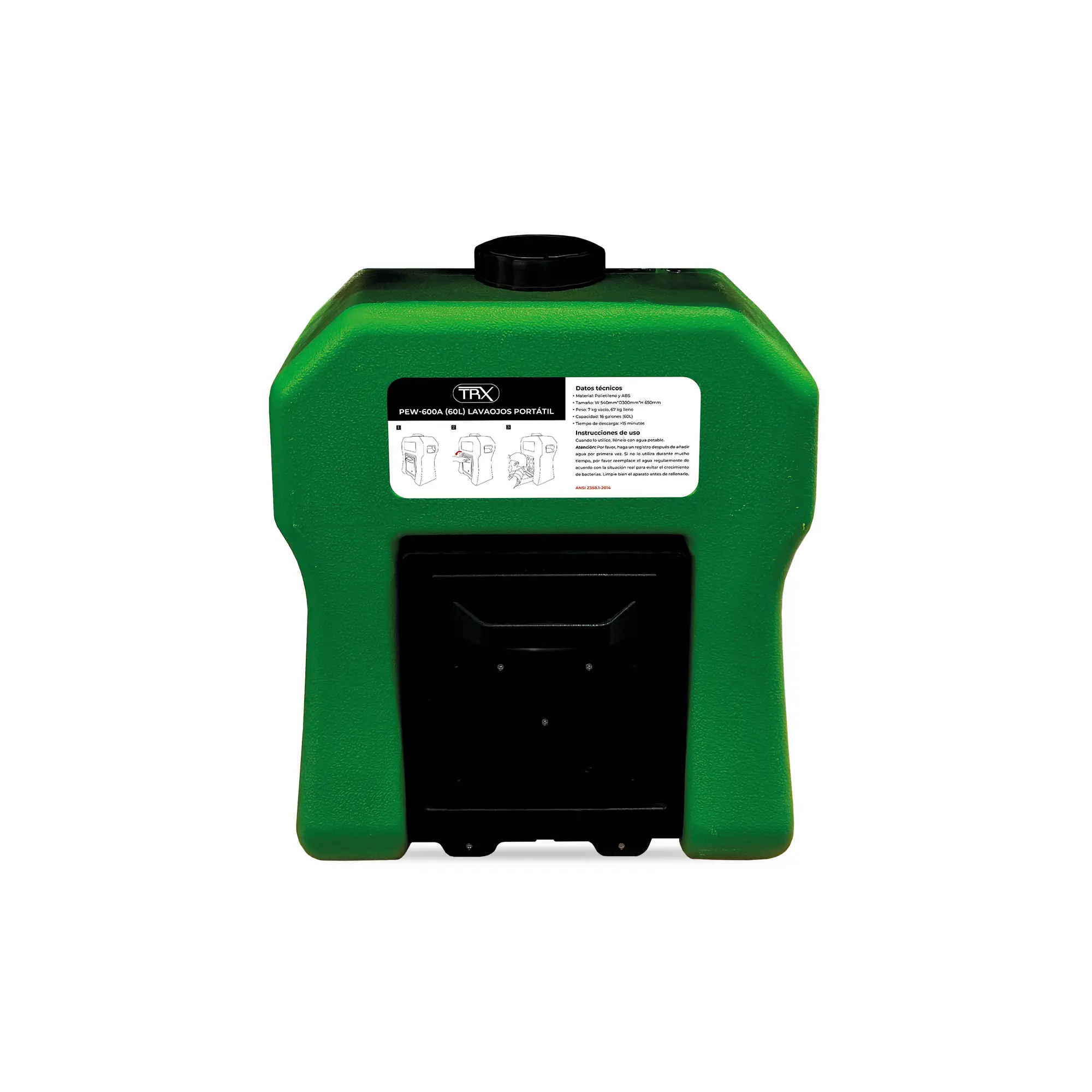 Estacion portatil TRX Lavaojos 60L