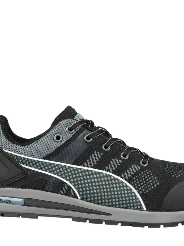 PUMA SAFETY ELEVATE KNIT LOW Zapato de seguridad S1PS ESD - Negro