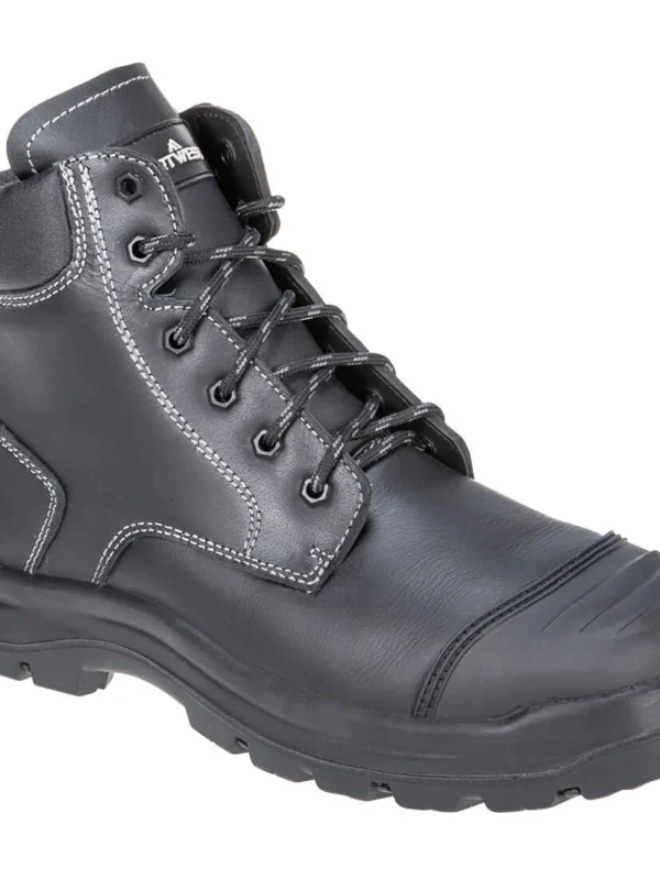 Bota FD10 de seguridad Clyde S3 HRO CI HI FO Negro, Portwest