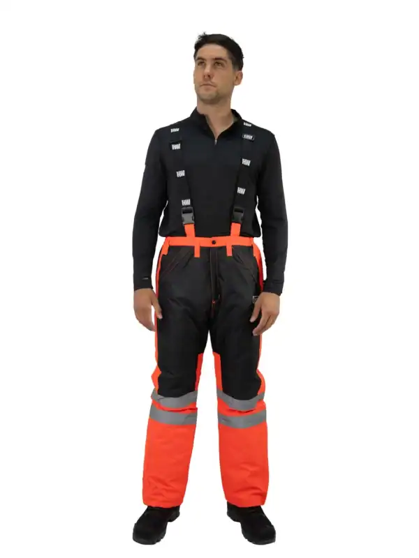 Jardinera Reflectiva Siberia Rojo Fluor - Hardwork