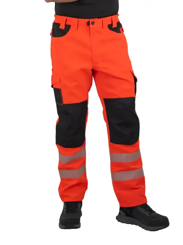 Pantalón Cargo Dakota Rojo Fluor - Hardwork