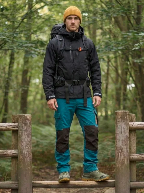Pantalón Cargo Dakota Spandex Petroleo - Hardwork