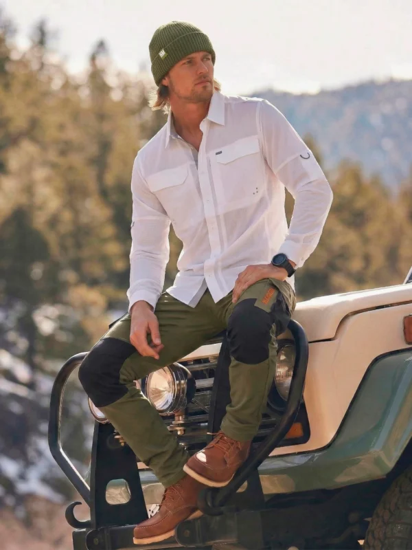 Pantalón Cargo Dakota Spandex Verde Oliva - Hardwork
