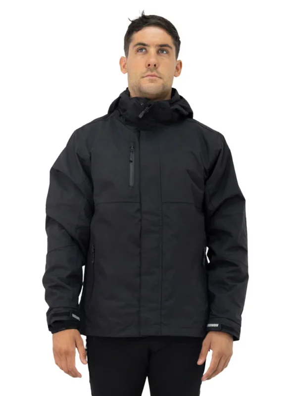 Parka Desmontable Reno 3 en 1 Negro – Hardwork