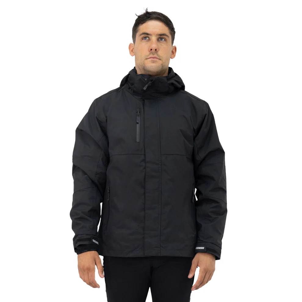 Parka Desmontable Reno 3 en 1 Negro – Hardwork