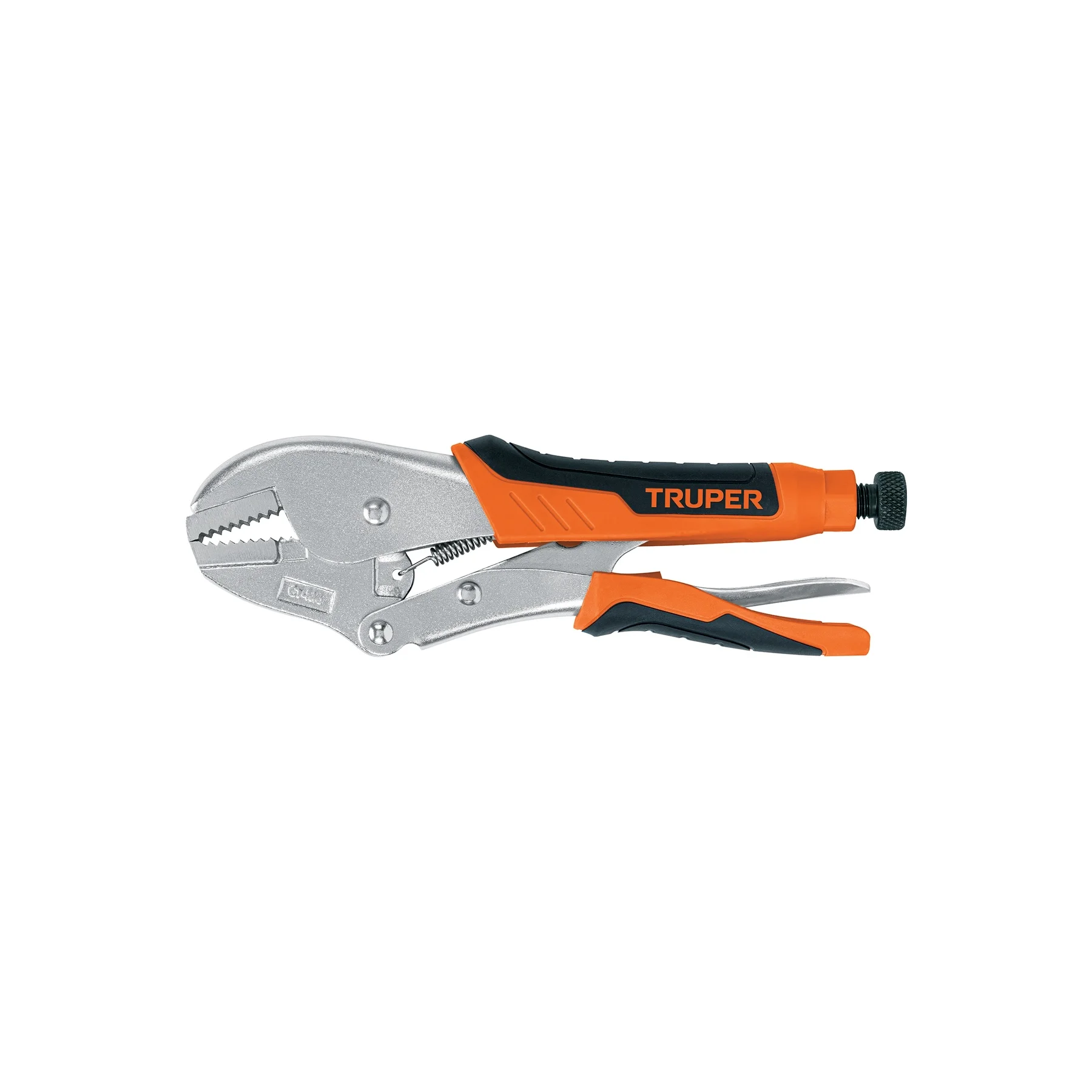 Alicate de presion 10" mordaza recta mango de vinil, Truper, PPT-10RX