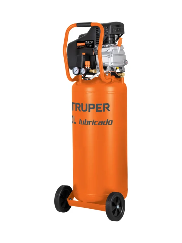 Compresora vertical, 80 L, 3-1/2 HP (potencia maxima ), 220V, Truper, COMP-80LV-260