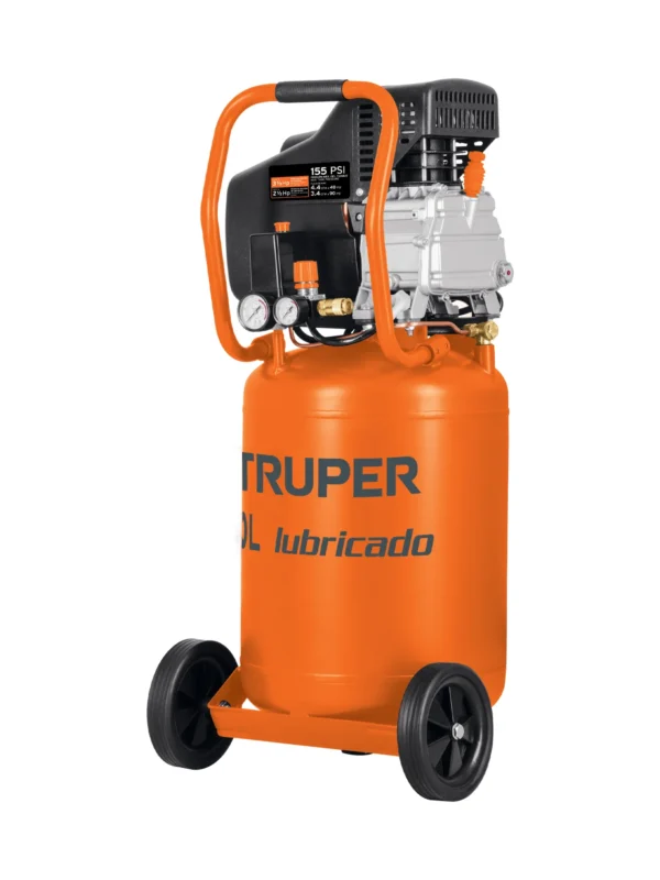 Compresora vertical, 50 L, 3-1/2 Hp (potencia maxima ), 220V, Truper, COMP-50LV-260