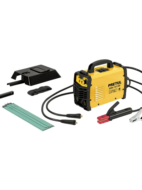 Soldadora inversora, 130A, Bi-voltaje 127/220V, Pretul, SOIN-110/130P