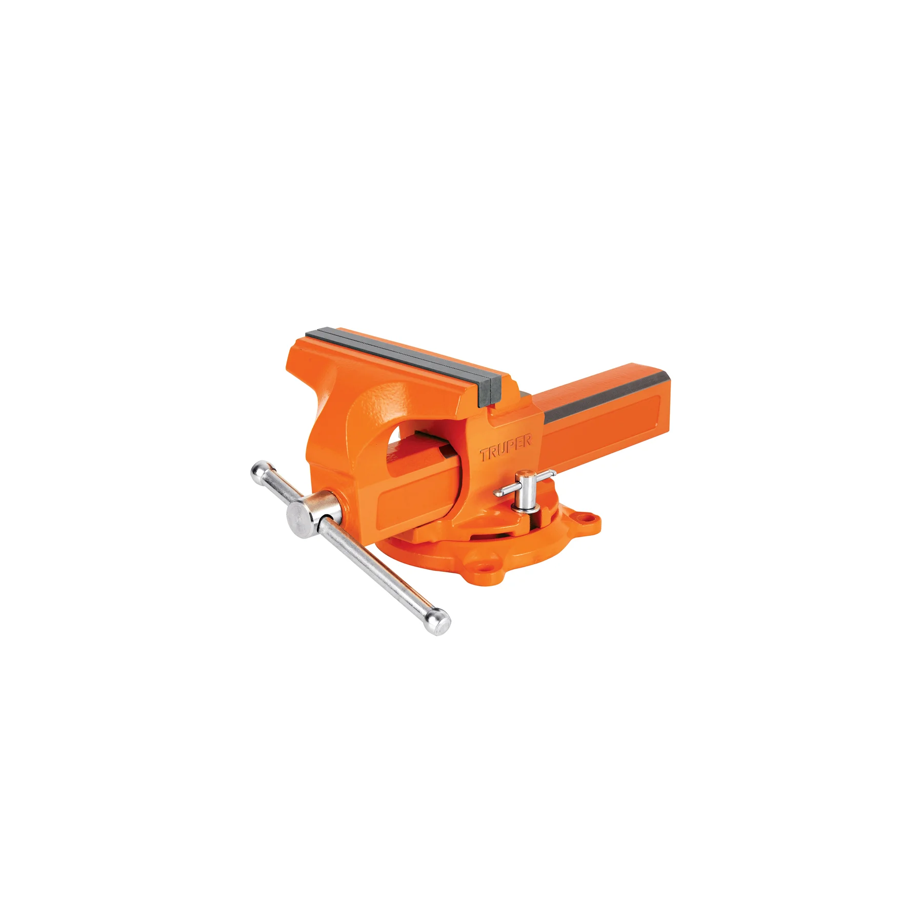Tornillo de banco 8" tipo europeo de hierro nodular, Truper, TA-8-L
