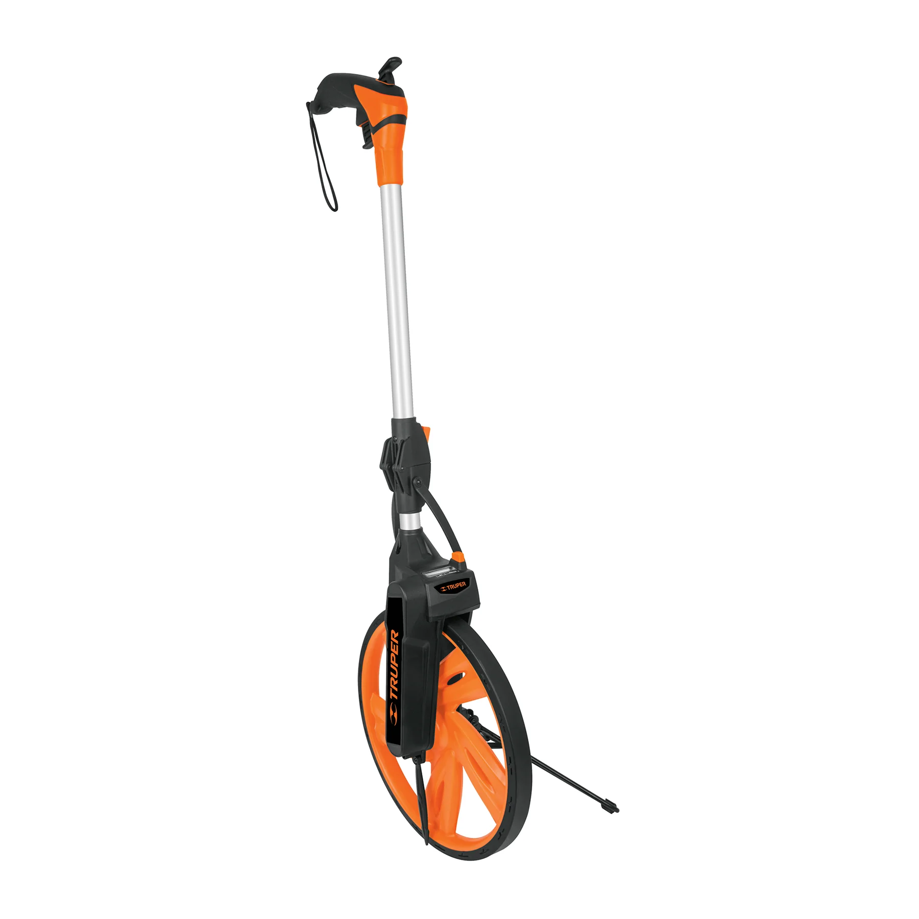 Odometro con freno, rueda de 12", Truper, ODM-12