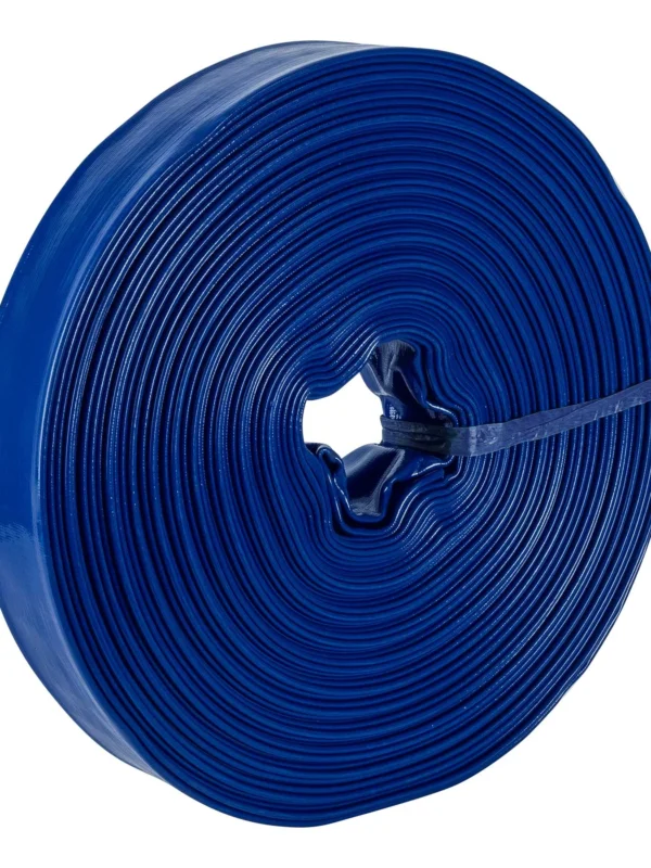 Rollo de manguera plana de 2" 50m de descarga p/motobomba, M25D