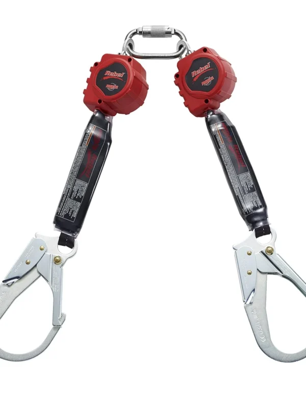 3M 3100414 Linea Anticaidas Autoretractil 3M Protecta Rebel, Brazos Gemelos, ft. (1.8 m)