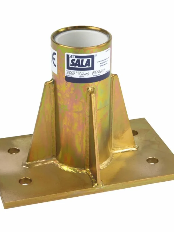 3M DBI-SALA Advanced Base de davit para brazo del montaje central 8512831, Amarillo Zinc, P/C