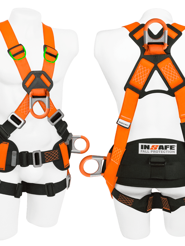 Arnes Argollas con Soporte Lumbar IN 8004-1 Insafe