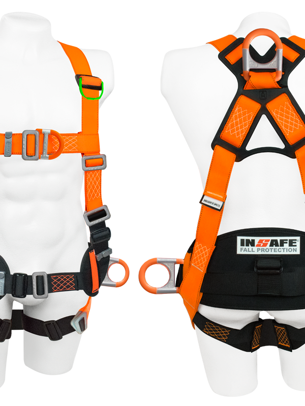 Arnes Argollas en y Soporte Lumbar IN 8005-1 Insafe