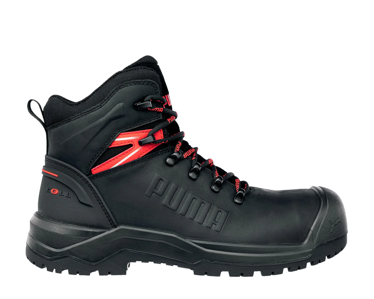 PUMA SAFETY IRON HD MID Zapato de seguridad S3S - Negro