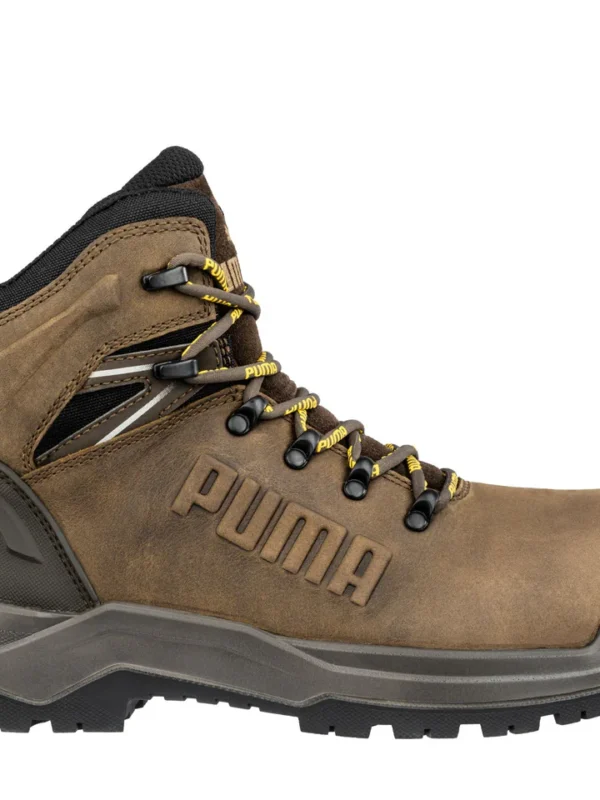 PUMA SAFETY IRON HD MID Zapato de seguridad S3S - Marrón