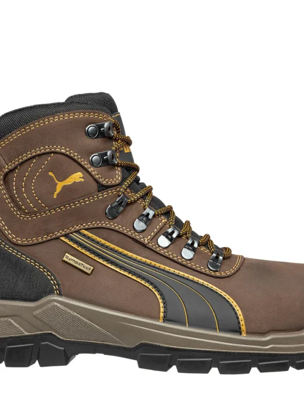 PUMA SAFETY SIERRA NEVADA MID Zapato de seguridad S7S - Marrón