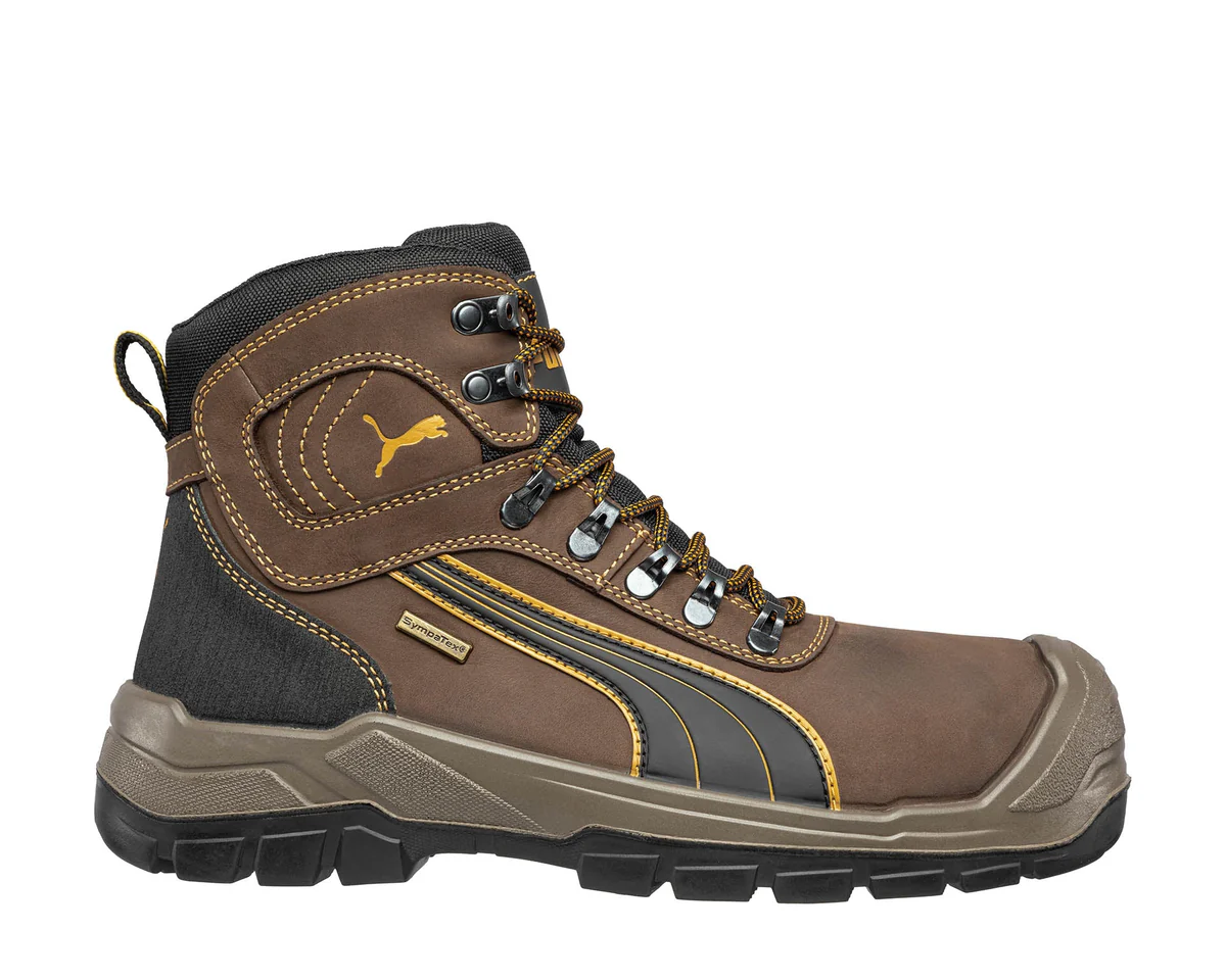 PUMA SAFETY SIERRA NEVADA MID Zapato de seguridad S7S - Marrón