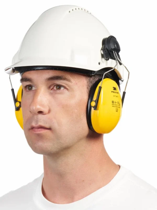 3M PELTOR Optime Orejeras I, 26 dB, Amarillo, Casco Montado, H510P3E-405-GU