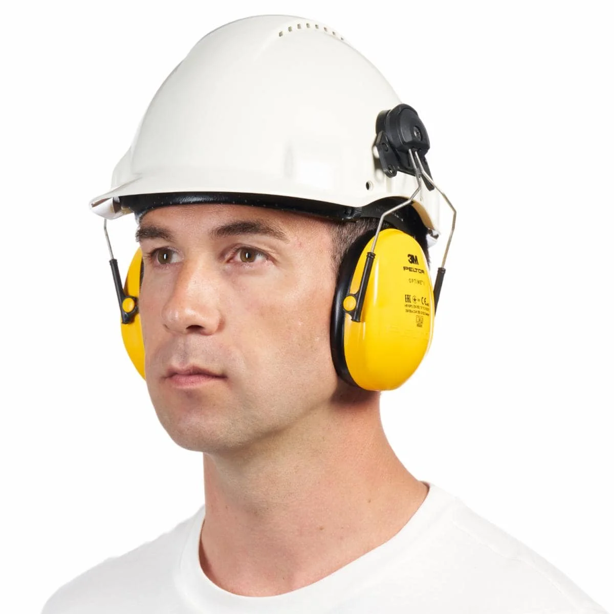 3M PELTOR Optime Orejeras I, 26 dB, Amarillo, Casco Montado, H510P3E-405-GU
