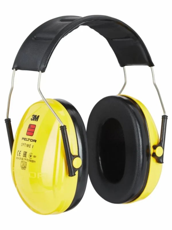 3M PELTOR Optime Orejeras I, 27 dB, Amarillas, Banda para Cabeza, H510A-401-GU