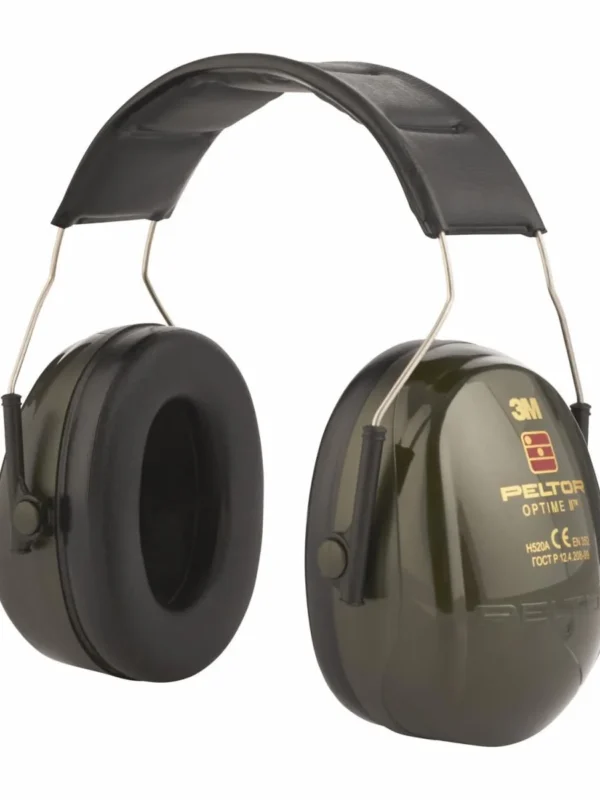 3M PELTOR Optime Orejeras II, 31 dB, Verdes, Bandas para Cabeza, H520A-407-GQ