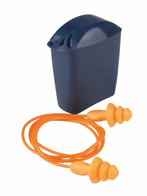 3M Tapon Auditivo Reutilizable con Cordon, Caja, SNR 26 dB 1271