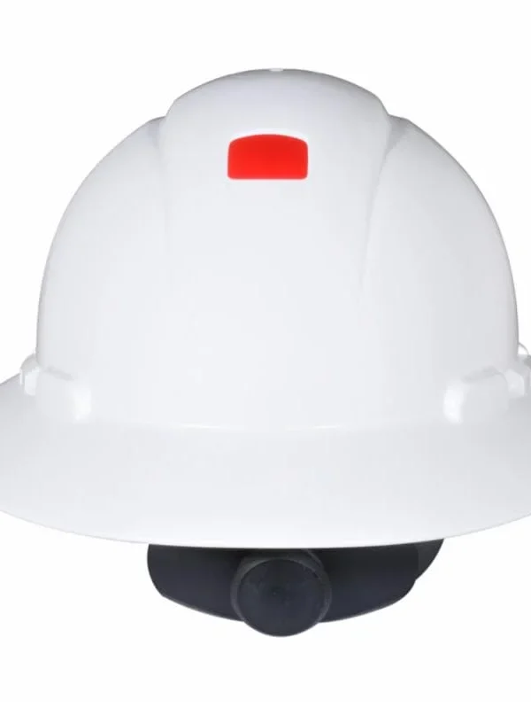 Casco de Seguridad de Ala Completa 3M SecureFit H-801SFR-UV, Blanco, Suspension de Trinquete de Difusion de Presion de ...