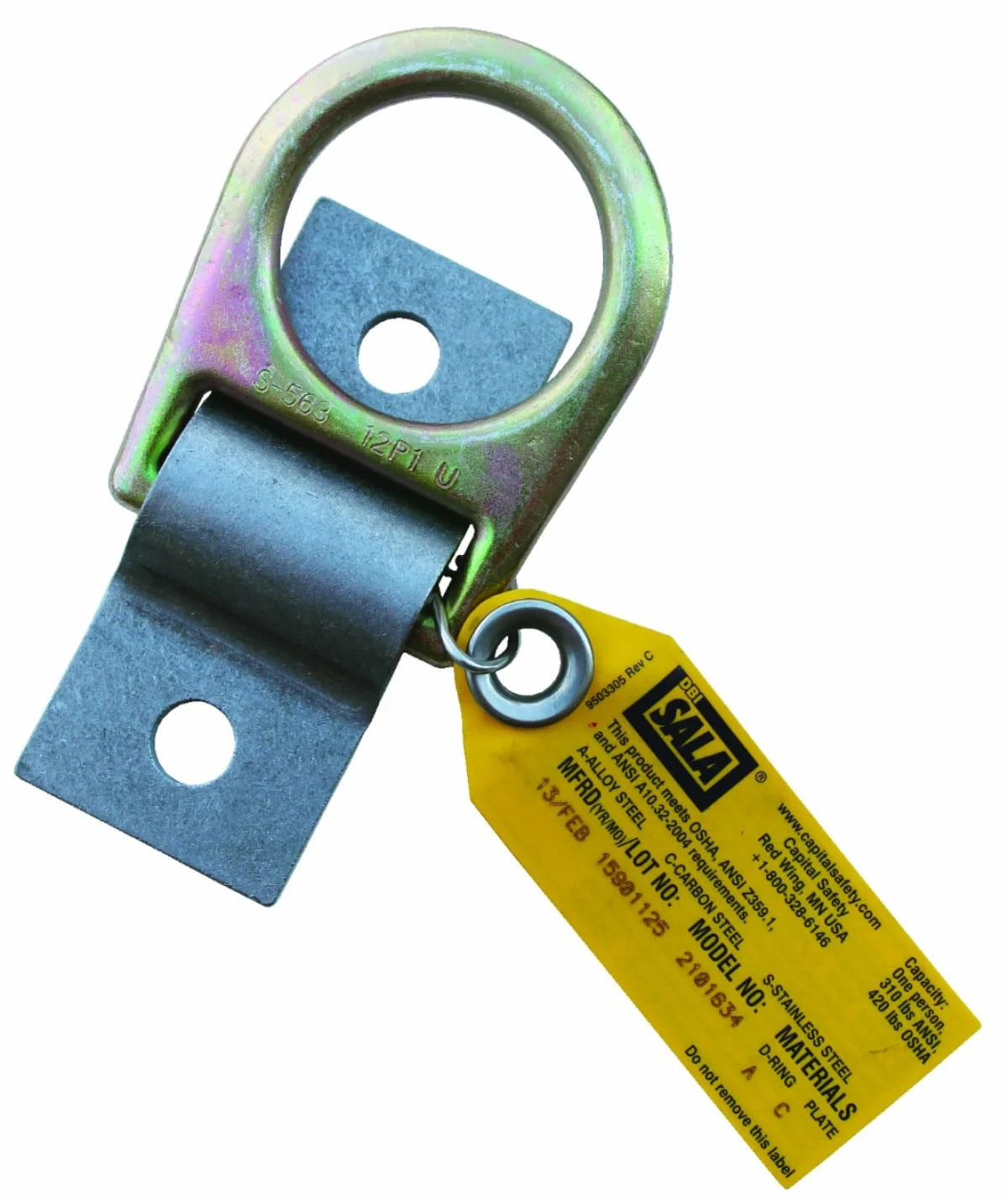 3M DBI-SALA Placa de Anclaje Para Anillo en D