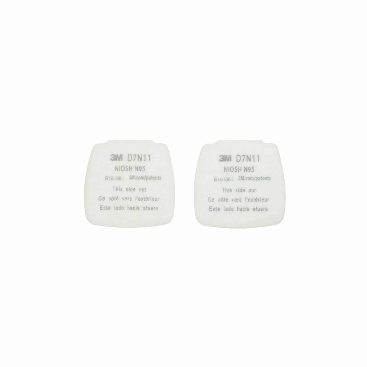 Filtro de Particulas 3M Secure Click D7N11