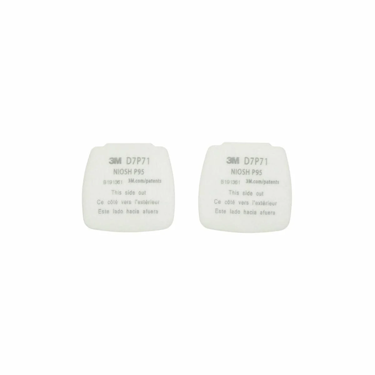 Filtro de Particulas 3M Secure Click D7P71