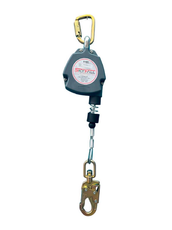 Bloque Retráctil 1151 SkyFall - Cable de Acero 11″